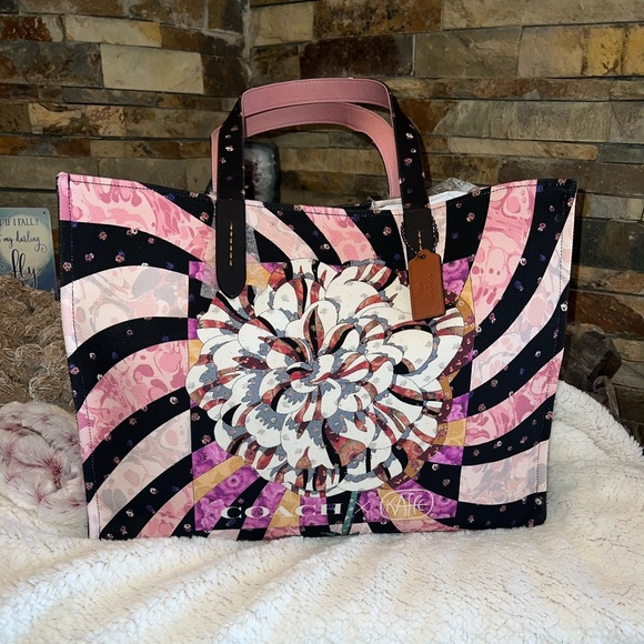 Coach Handbags - NWT COACH x KAFFE LIMITED EDITON CANVAS TOTE 42